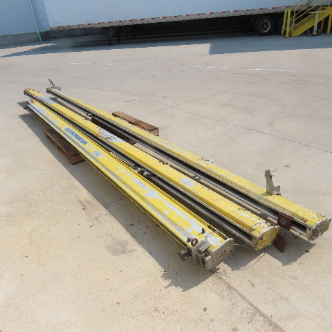 Unified Ind. 500LB Ceiling Hung Bridge Crane Monorail Rail 20' Run 16' Span