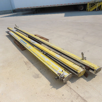 Unified Ind. 500LB Ceiling Hung Bridge Crane Monorail Rail 20' Run 16' Span