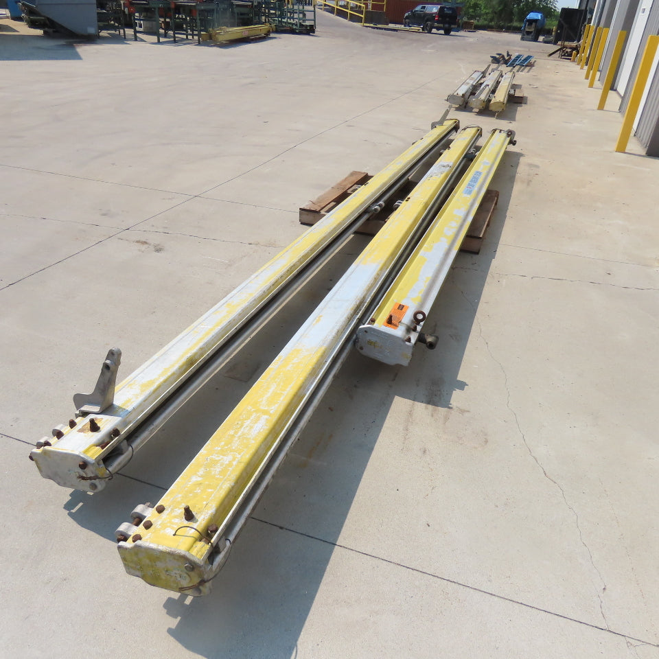 Unified Ind. 500LB Ceiling Hung Bridge Crane Monorail Rail 20' Run 16' Span