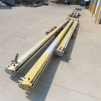 Unified Ind. 500LB Ceiling Hung Bridge Crane Monorail Rail 20' Run 16' Span