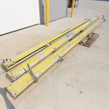Unified Ind. 500LB Ceiling Hung Bridge Crane Monorail Rail 20' Run 16' Span
