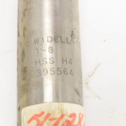 Widell 1"-8 NC HSS Straight Flute Pulley Plug Tap 12" OAL