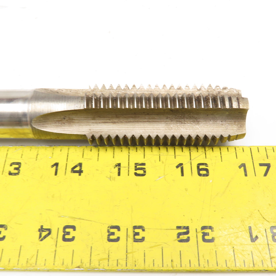 Widell 1"-8 NC HSS Straight Flute Pulley Plug Tap 12" OAL