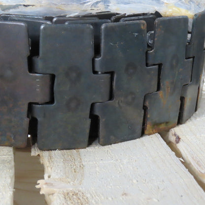 Uni Chains S881TAB-K325 Side Flexing Carbon Tabletop Conveyor Chain 3.25" x 10'