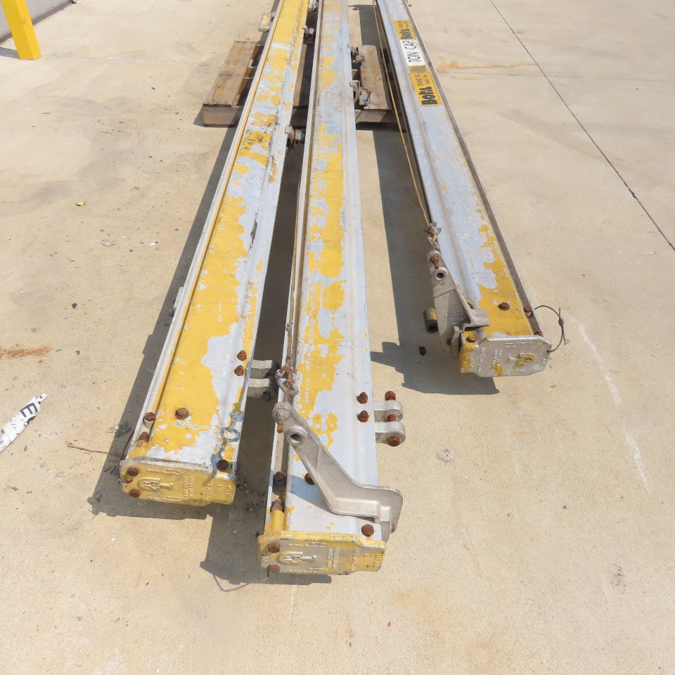 Bohl 1000LB 1/2 Ton Ceiling Hung Bridge Crane Monorail Rail 210" Run 16' Span