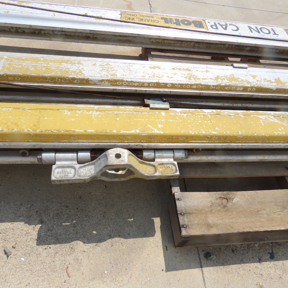 Bohl 1000LB 1/2 Ton Ceiling Hung Bridge Crane Monorail Rail 210" Run 16' Span