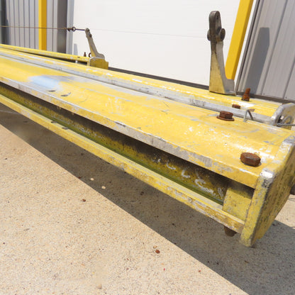 Unified 1000LB 1/2 Ton Ceiling Hung Bridge Crane Monorail Rail 20' Run 110" Span