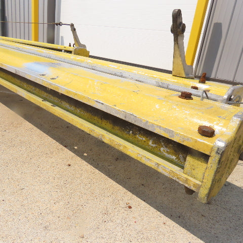 Unified 1000LB 1/2 Ton Ceiling Hung Bridge Crane Monorail Rail 20' Run 110" Span