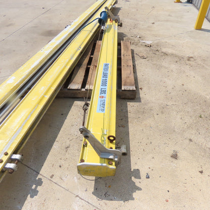 Unified 1000LB 1/2 Ton Ceiling Hung Bridge Crane Monorail Rail 20' Run 110" Span