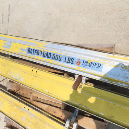 Unified 500LB 1/4 Ton Ceiling Hung Bridge Crane Monorail Rail 22' Run 16' Span
