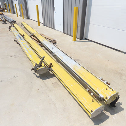 Unified 500LB 1/4 Ton Ceiling Hung Bridge Crane Monorail Rail 22' Run 16' Span