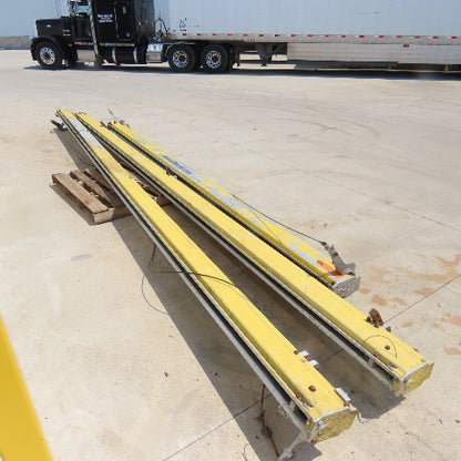 Unified 500LB 1/4 Ton Ceiling Hung Bridge Crane Monorail Rail 22' Run 16' Span