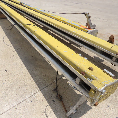 Unified 500LB 1/4 Ton Ceiling Hung Bridge Crane Monorail Rail 22' Run 16' Span