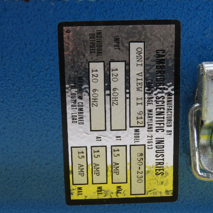 DuBois Omni View II 912 Digitrol II Controller 120V Model 850-230