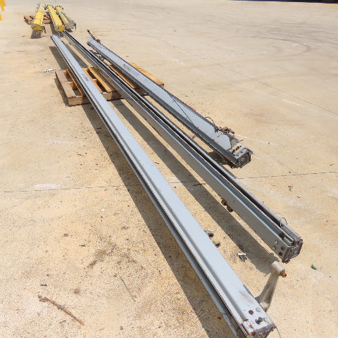 Zimmerman 1000LB 1/2 Ton Ceiling Hung Bridge Crane Monorail Rail 20' Run 15'Span