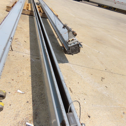 Zimmerman 1000LB 1/2 Ton Ceiling Hung Bridge Crane Monorail Rail 20' Run 15'Span
