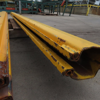 EMH 2000LB 1 Ton Ceiling Hung Bridge Crane Monorail Rail 119" Run Lot Of 2