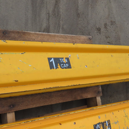EMH 2000LB 1 Ton Ceiling Hung Bridge Crane Monorail Rail 119" Run Lot Of 2