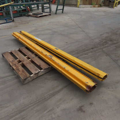 EMH 2000LB 1 Ton Ceiling Hung Bridge Crane Monorail Rail 119" Run Lot Of 2