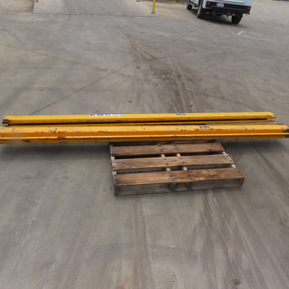 EMH 2000LB 1 Ton Ceiling Hung Bridge Crane Monorail Rail 119" Run Lot Of 2