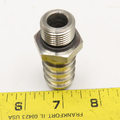 Continental Disc 352696 3/4" ID Hose Barb x 3/4" O-Ring Male Stainless Steel