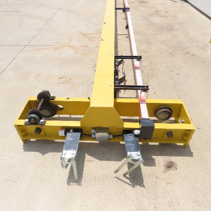 PWI 1/2 Ton 1000LB Overhead Bridge Crane 245" Travel 277-5/8" OAL