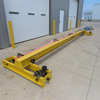 PWI 1/2 Ton 1000LB Overhead Bridge Crane 245" Travel 277-5/8" OAL