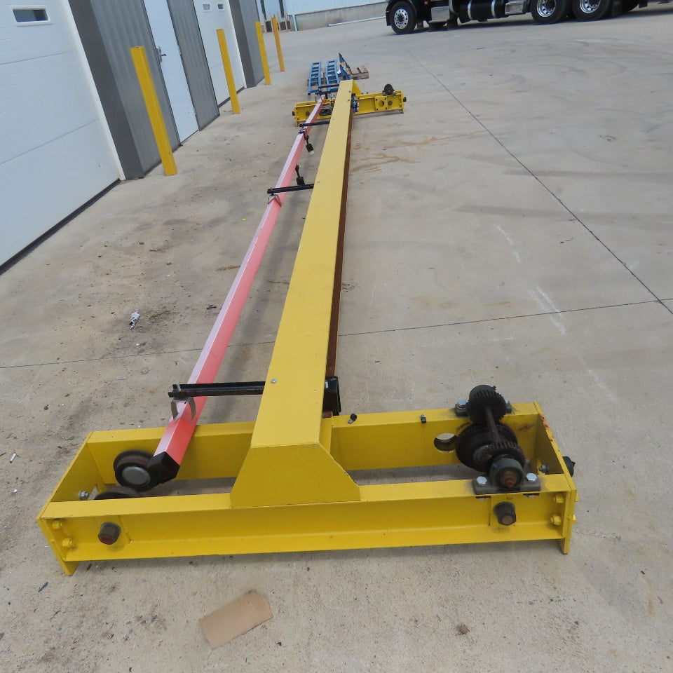 PWI 1/2 Ton 1000LB Overhead Bridge Crane 245" Travel 277-5/8" OAL