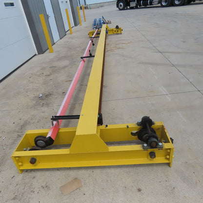 PWI 1/2 Ton 1000LB Overhead Bridge Crane 245" Travel 277-5/8" OAL