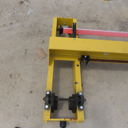 PWI 1/2 Ton 1000LB Overhead Bridge Crane 245" Travel 277-5/8" OAL