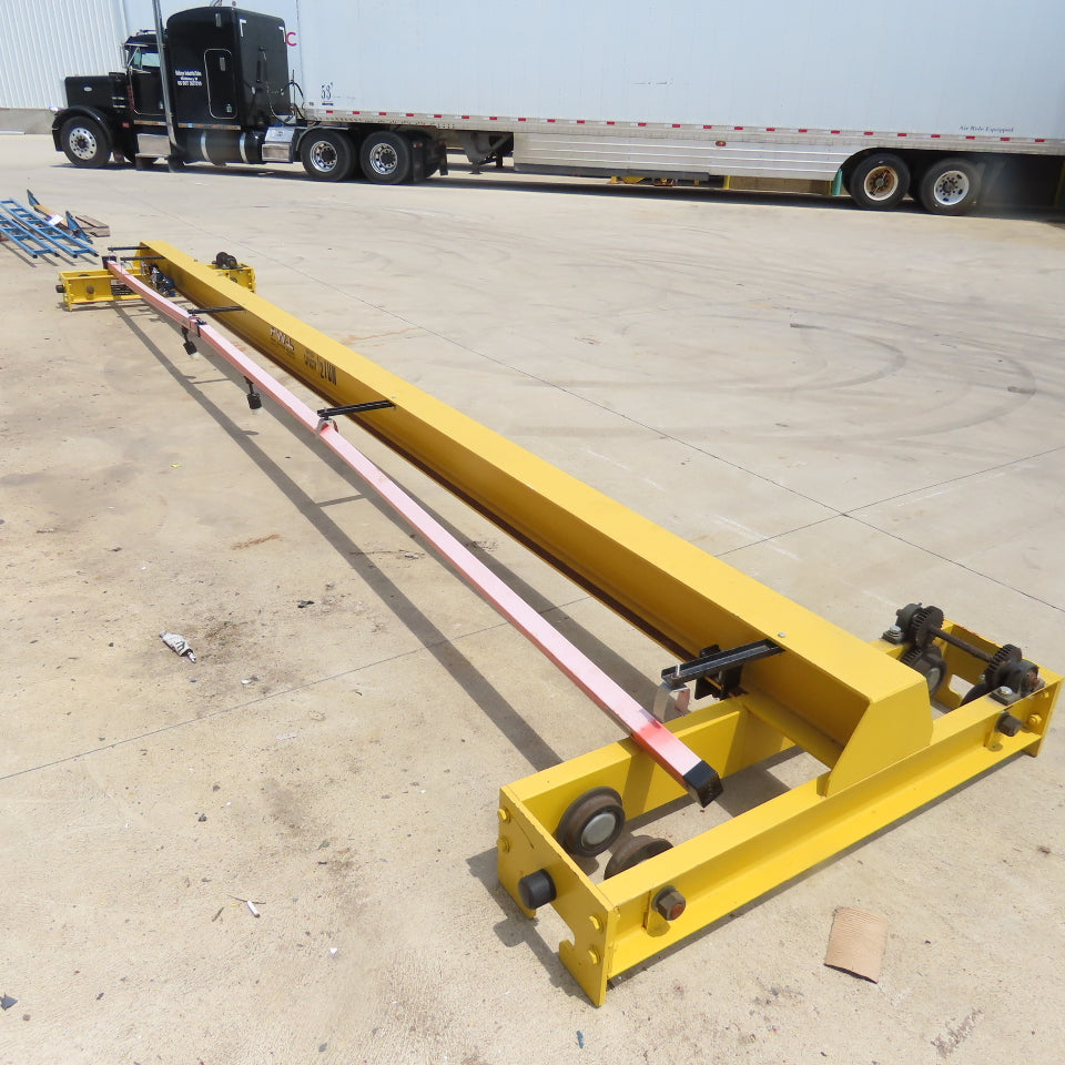 PWI 1/2 Ton 1000LB Overhead Bridge Crane 245" Travel 277-5/8" OAL