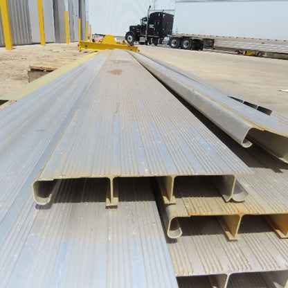 133"-182" Long Aluminum Interlocking Plank Decking 6-1/2"W x1" Thick  Lot Of 12