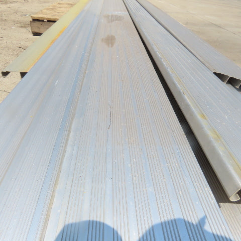 133"-182" Long Aluminum Interlocking Plank Decking 6-1/2"W x1" Thick  Lot Of 12