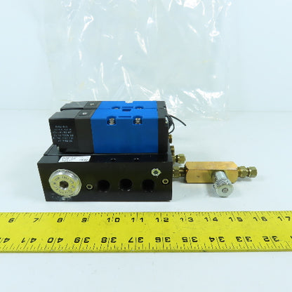 Automatic Valve B7142-040 Directional Control Valve 120V W/ F400B Flow Valve NEW