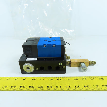 Automatic Valve B7142-040 Directional Control Valve 120V W/ F400B Flow Valve NEW