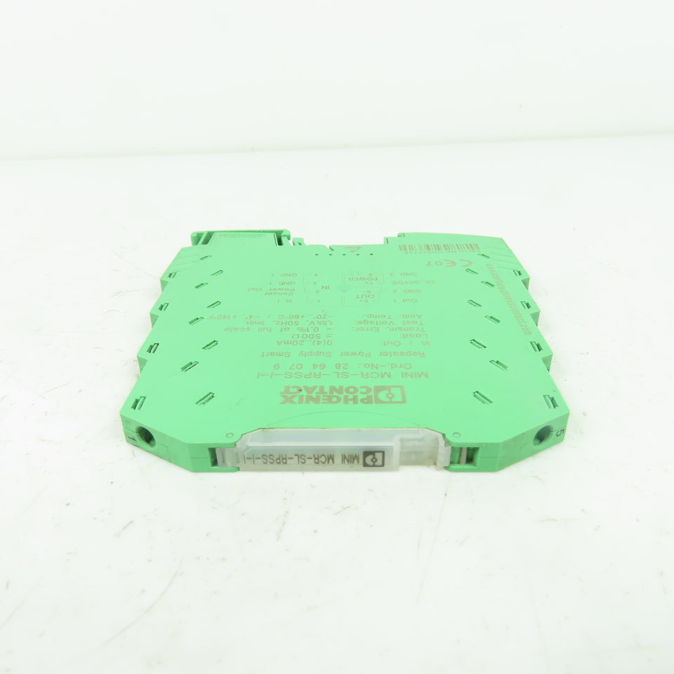 Phoenix Contact MINI MCR-SL-RPSS-I-I Repeater Power Supply 4-20mA 20-30VDC