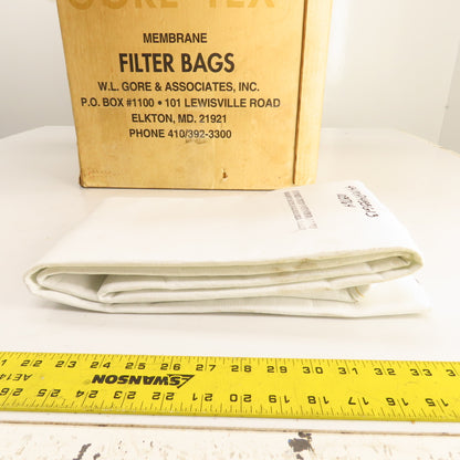 Gore-Tex 44MP14155G13 Membrane Polyester Felt Filter Bags 5"x 75" Long Lot Of 18