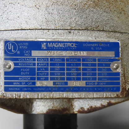 Magnetrol XA10-1G2A-ANM Liquid Displacer Level Switch 120-240VAC 115-230VDC