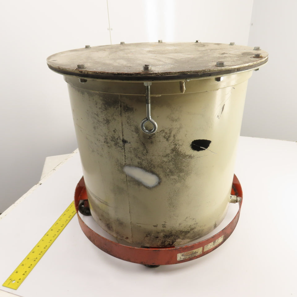 Stokes Vacuum 900-291-025 Oil Mist Separator Filter 3" NPT W/ Dolly Cart
