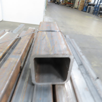 Lot Of 950+ LBS Steel Square Rectangle 19"-89"Long Multiple Sizes 1x1" 3x3" 6x6"