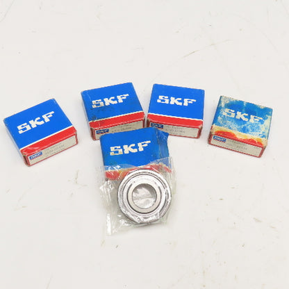 SKF 6203 2ZJEM 17x40x12mm ingle Row Deep Groove Ball Bearing Lot Of 5