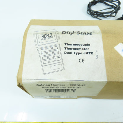 Eutech 60010-40 Digi-Sense Temp-10 Single-Input Type J Thermocouple Thermometer