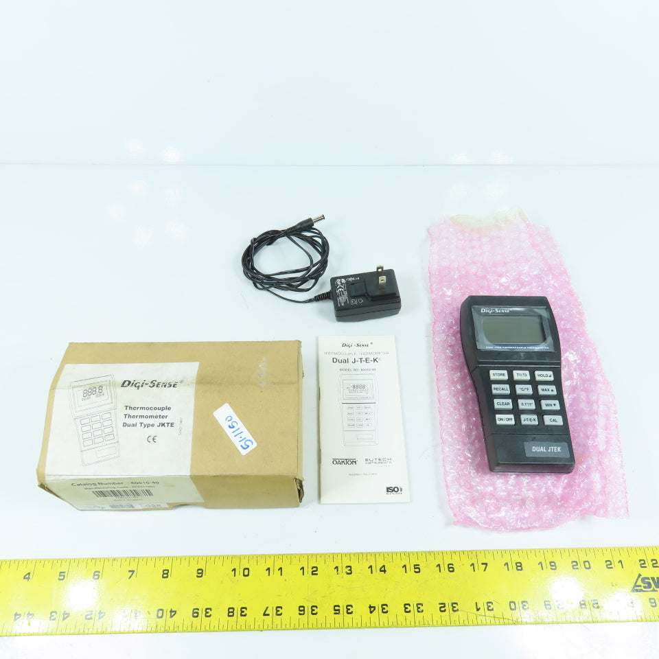Eutech 60010-40 Digi-Sense Temp-10 Single-Input Type J Thermocouple Thermometer