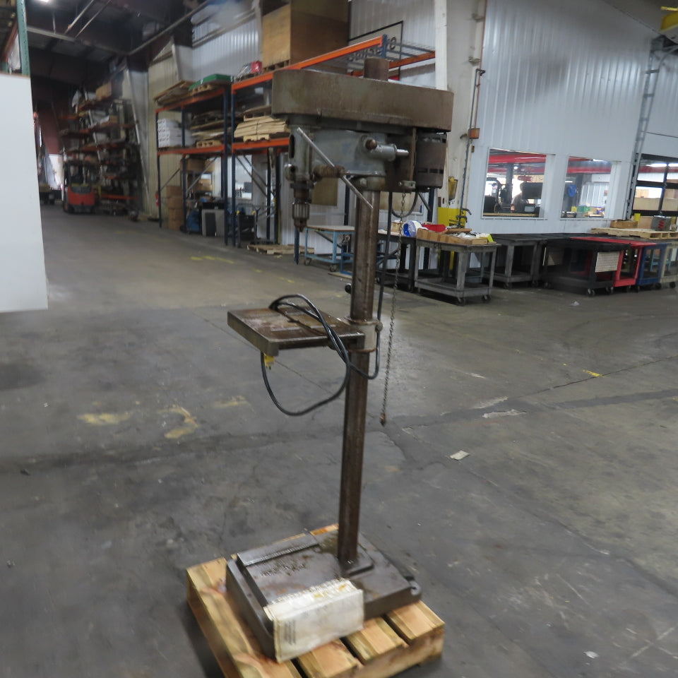 Rockwell Delta DP220 14" Floor Model Drill Press 115V 1Ph 14" x 11" Table