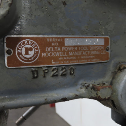 Rockwell Delta DP220 14" Floor Model Drill Press 115V 1Ph 14" x 11" Table