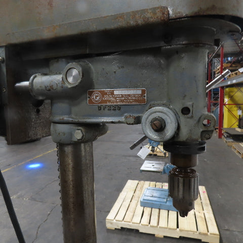 Rockwell Delta DP220 14" Floor Model Drill Press 115V 1Ph 14" x 11" Table