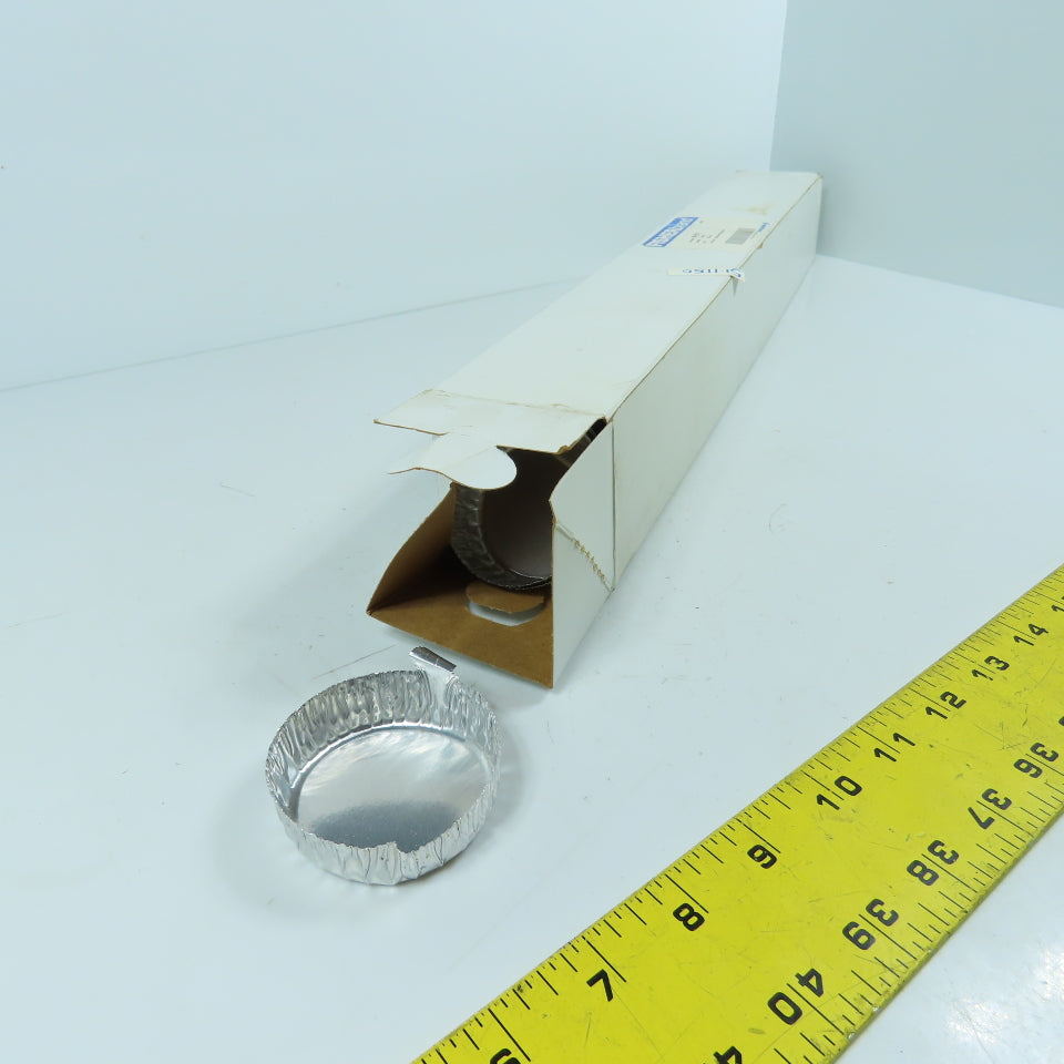 Fisher Scientific 08-732 57mm Aluminum Weigh Dish Lot Of 144