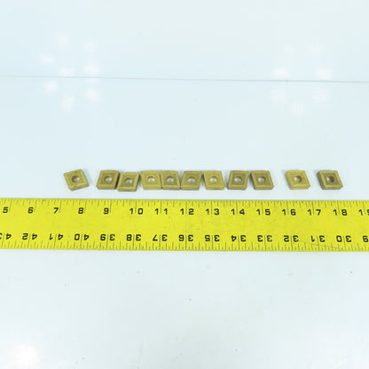3/4" x 1/4" Indexable Carbide Insert KC850 Grade Kennametal Style Lot Of 11