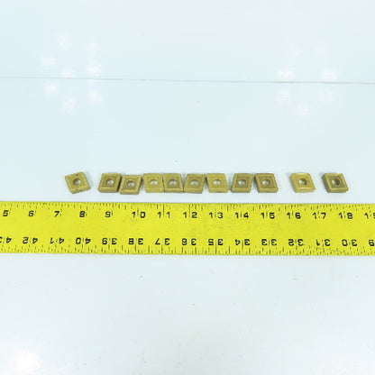 3/4" x 1/4" Indexable Carbide Insert KC850 Grade Kennametal Style Lot Of 11