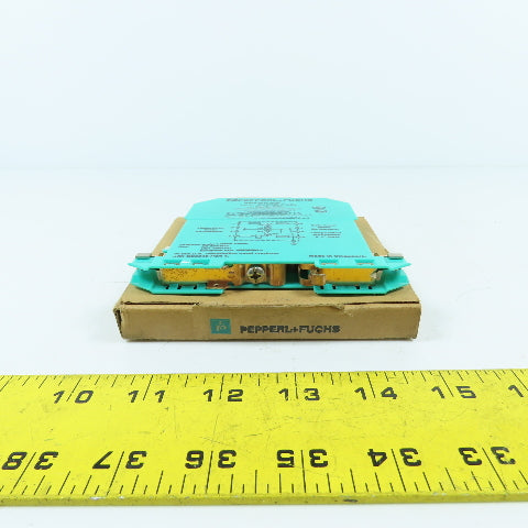 Pepperl + Fuchs 71816 SafeSnap Safety Relay Type Z787 28V 300R